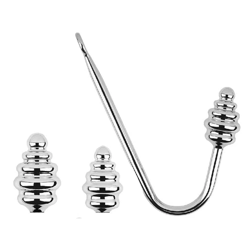 Hook 8826 Set Anal Screw-in Ribbed GreatBenefit 0813